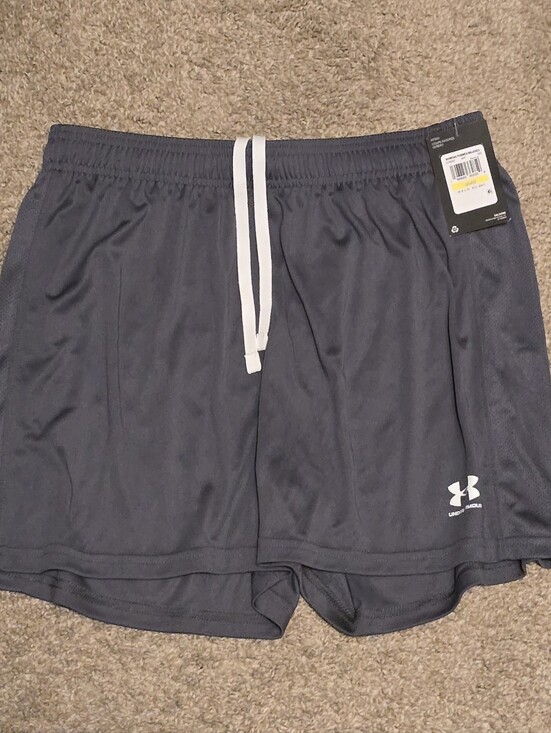 Under Armour Other - Under Armour Men's Navy Athletic Shorts with White Drawcord